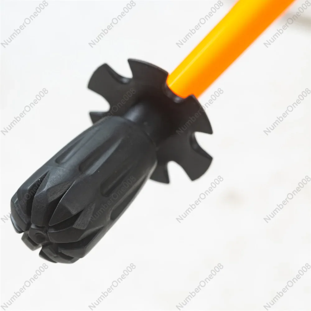 توريد عصا المشي خفيفة الوزن للغاية من ألياف الكربون بخمسة أقسام قابلة للطي للتسلق على الطرق الوعرة