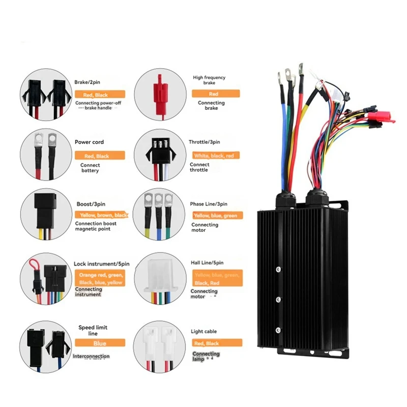 Lithium Power Boost Conversion Kit S966 Color Screen Meter With 80A Controller And 20X Turnbuckle 8 Magnetic Boost Kit