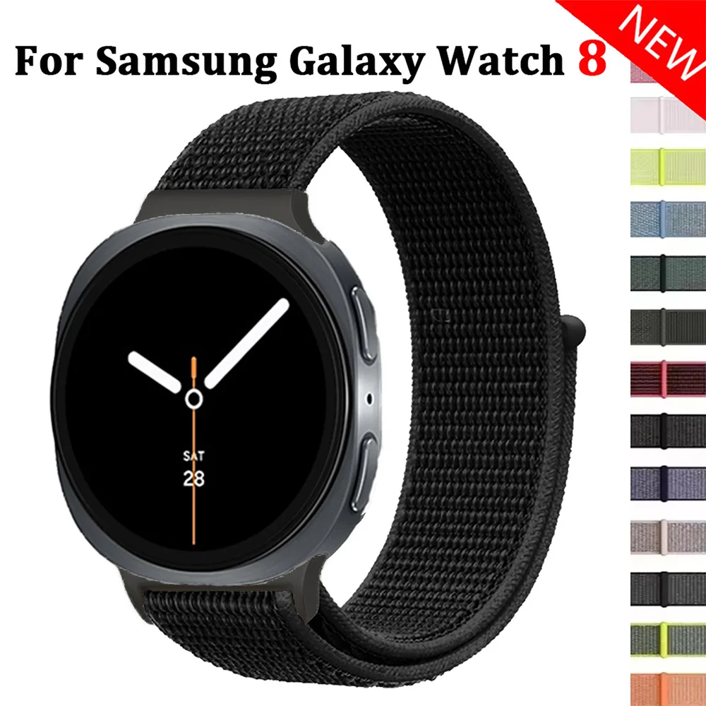 Nylon sport straps for Samsung Galaxy watch 8 classic smartwatch accessories wrist bracelet correa Galaxy watch 8 40mm 44mm Band