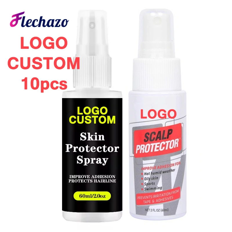 

10Pcs Scalp Protector For Wig Glue Waterproof Skin Protection Lace Glue Primer Logo Custom Irritation Prevent From Tape Adhesive