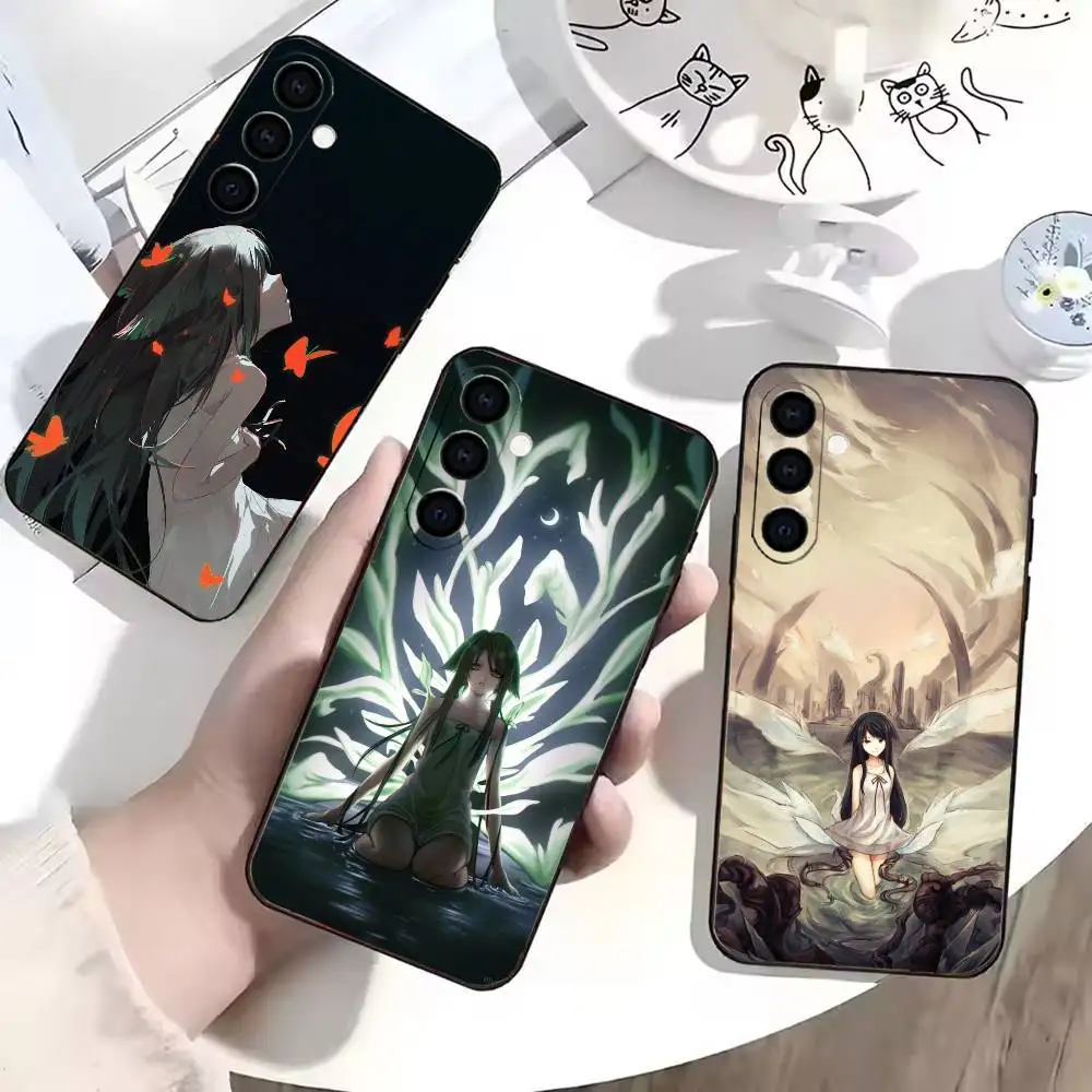 Saya No Uta Song of Saya  Phone Case For Samsung Galaxy A73,A72,A71,A70,A53,A52,A51,Soft Silicone Black Cover