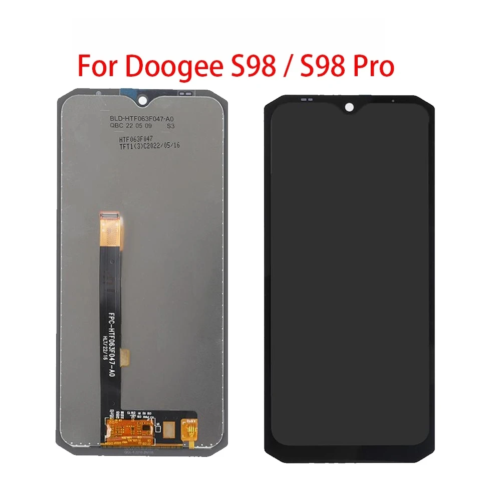 Original LCD + Touch Screen Digitizer Display Module Repair Replacement Part For DOOGEE S95 S96 S97 S98 Pro S99 S100 Cellphone