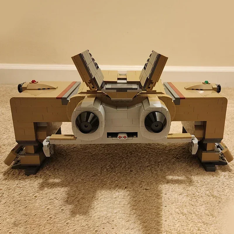 Militär Flugzeug Modell Moc Gebäude Ziegel DR-4 Viking Dropship Technologie Modulare Blöcke Geschenk Weihnachten Spielzeug DIY Sets Montage