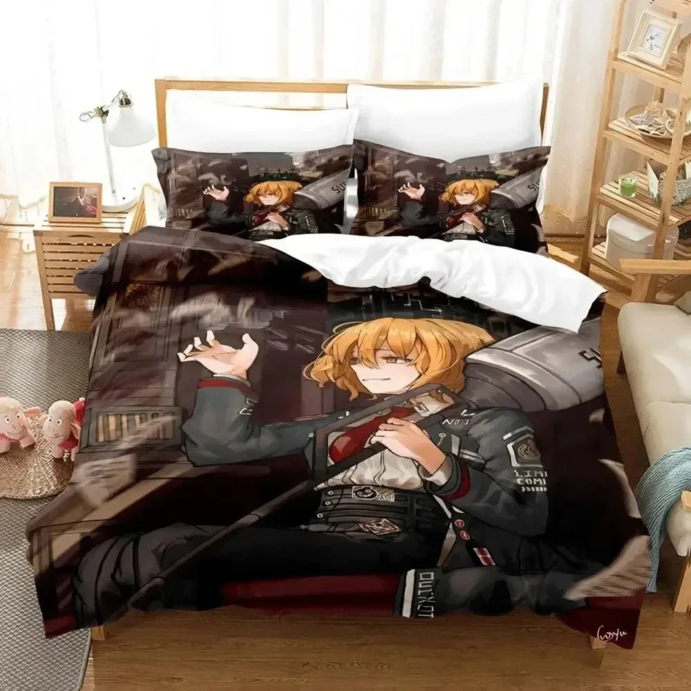 

Anime Game Limbus Company 3D NEW Duvet Cover Pillowcase Bedding Set Adult Girl Bedroom Decoration Children Single Double Large