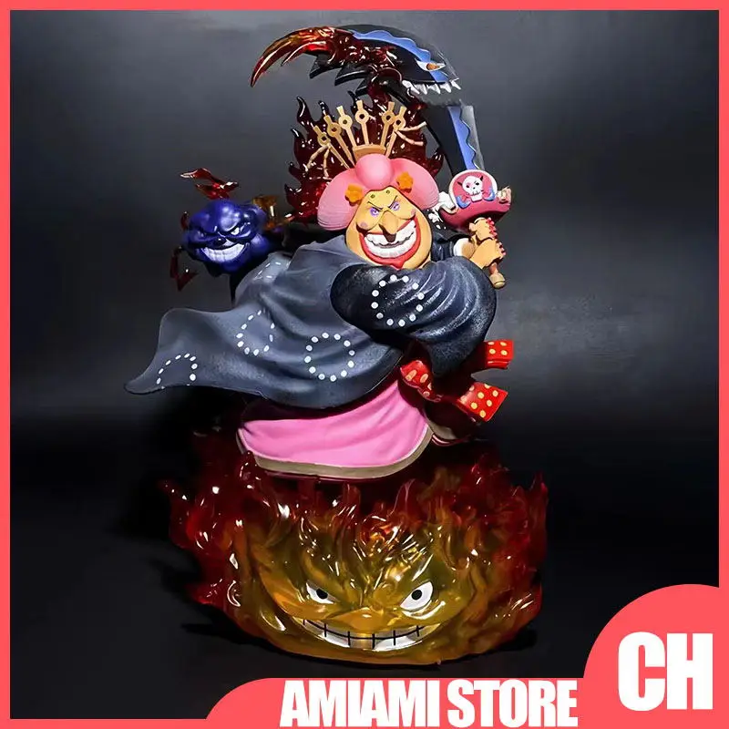 

One Piece Figure 26cm Charlotte Linlin Four Emperors Cartoon Action Peripheral Pvc Model Statue Doll Decoration Collection Toys