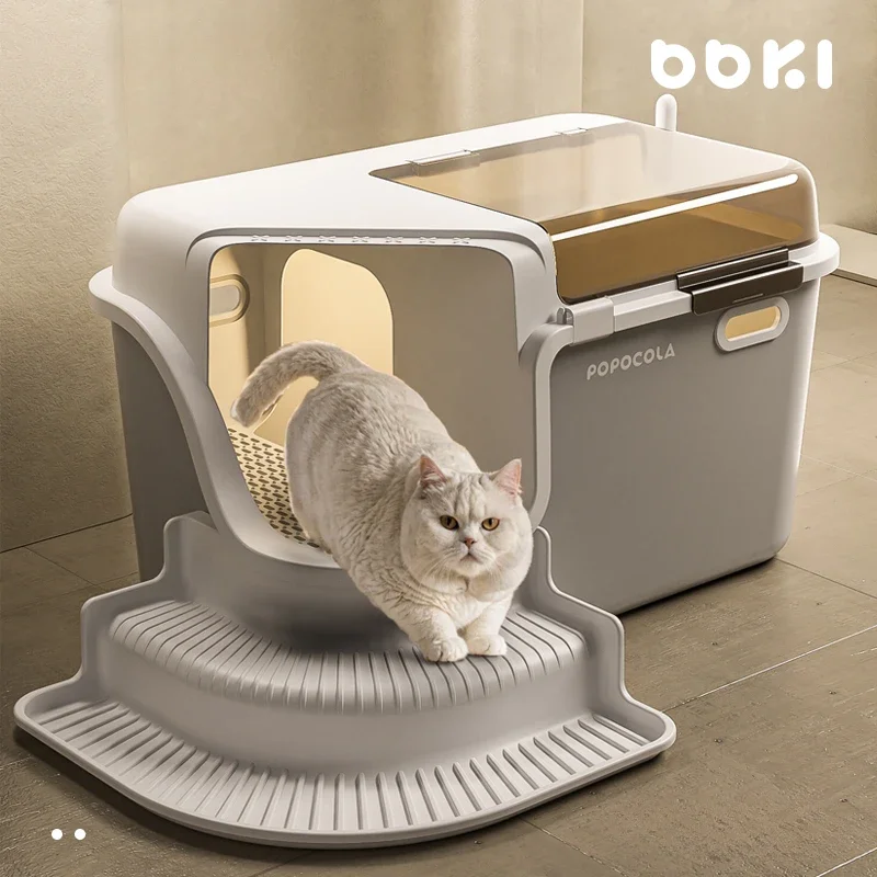 Corridor Cat Litter Box Fully Enclosed Oversized Anti-splash Extra Large Deodorant Bantam Cat Special Big Cat Toilet