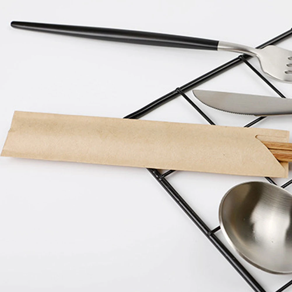 ريفي كرافت ورقة عود يغطي 100 قطعة أصحاب أواني لحفل الزفاف المحمولة مجموعة الطاولات الفضيات كم التعبئة والتغليف