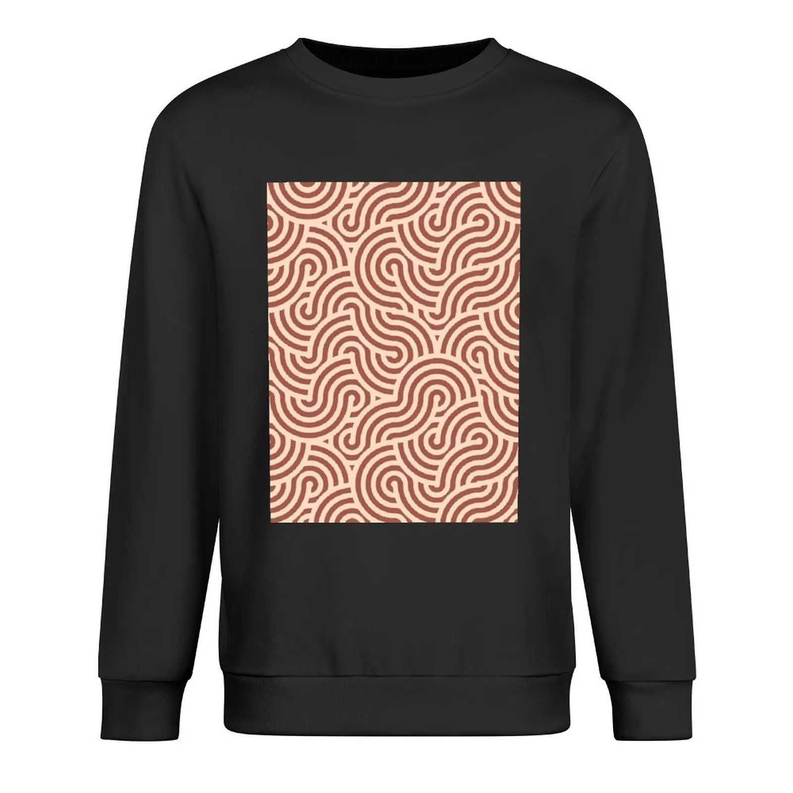 

SWIRL / Almond and Clove Pullover clothes for men men's sweat-shirt aesthetic clothing autumn sweatshirts