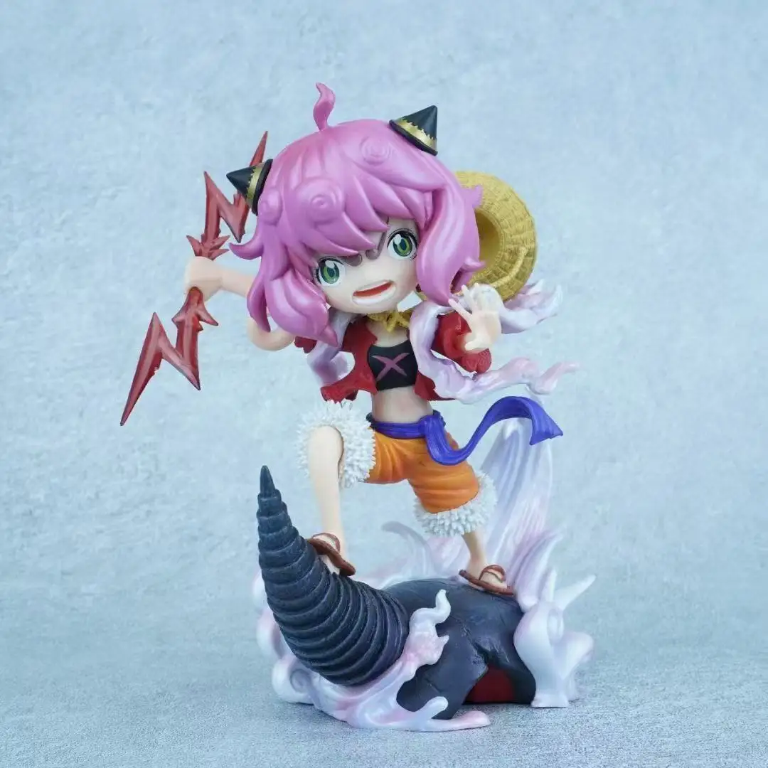 

18cm/7.09in Anime One Figure Nika Luffy Cos Anya Forger Action Figures Pvc Collection Model Toys For Childre Gifts Byooo