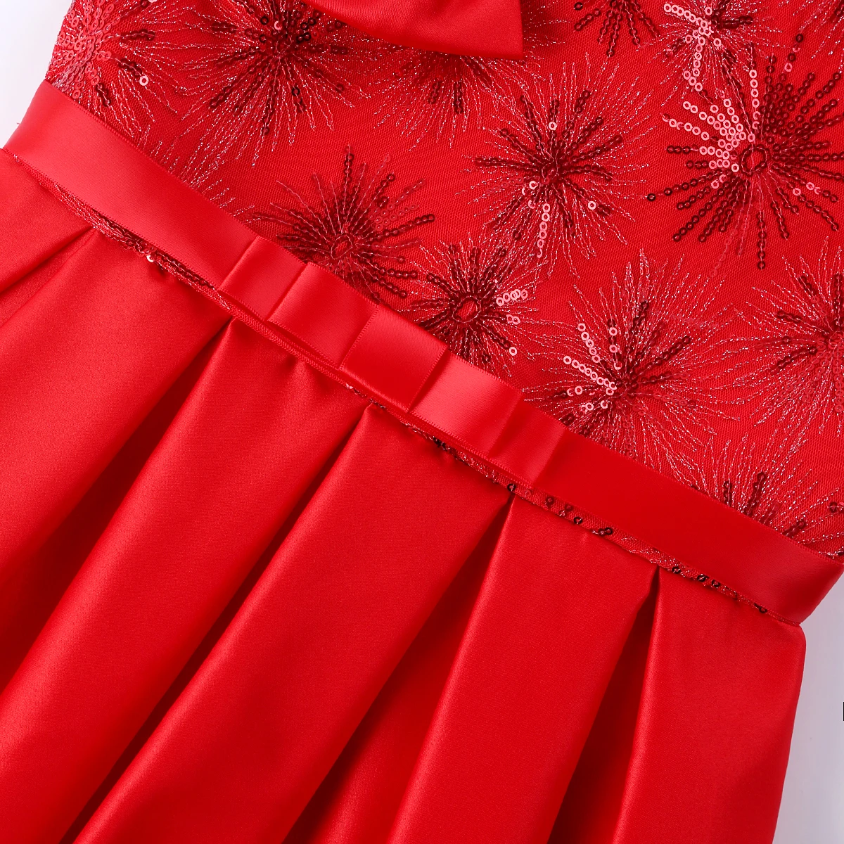Grenzüberschreitendes Neues 2025 Europäisches und Amerikanisches High-End Kinderkleid CuHK Kinder-Partykleid Mädchen Paillettenkleid – Detail 4
