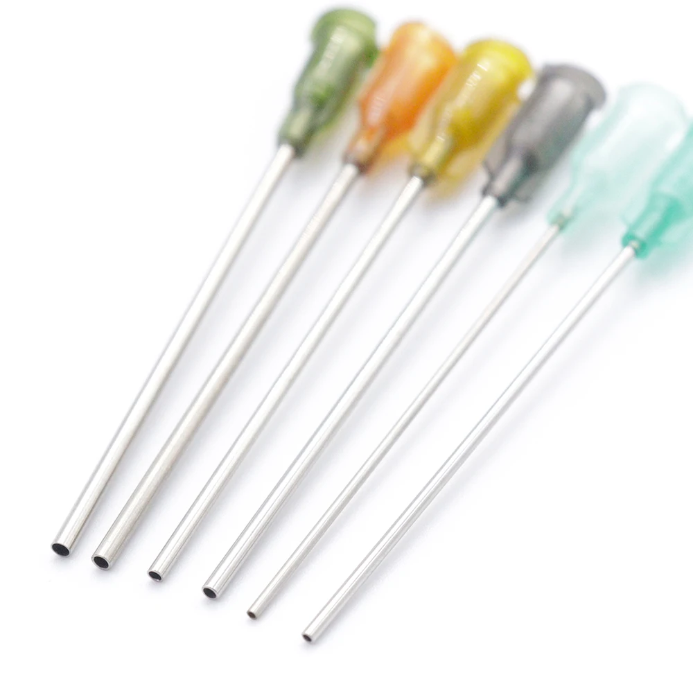 Imagem -05 - Agulha de Seringa de Bocal Espiral Boca Cola Agulha em 14g27g 50 mm Aço Inoxidável