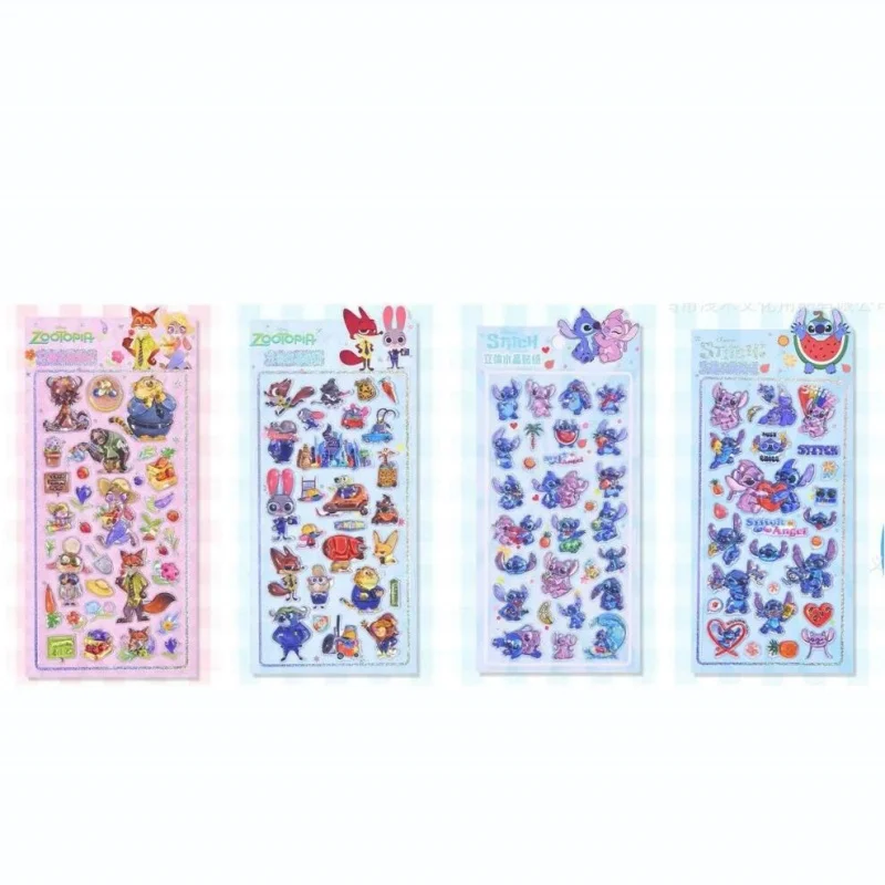 

20 шт./лот Kawaii Disney Stitch Zootopia 3D наклейки милый скрапбукинг DIY дневник декоративная наклейка альбом наклейка этикетка