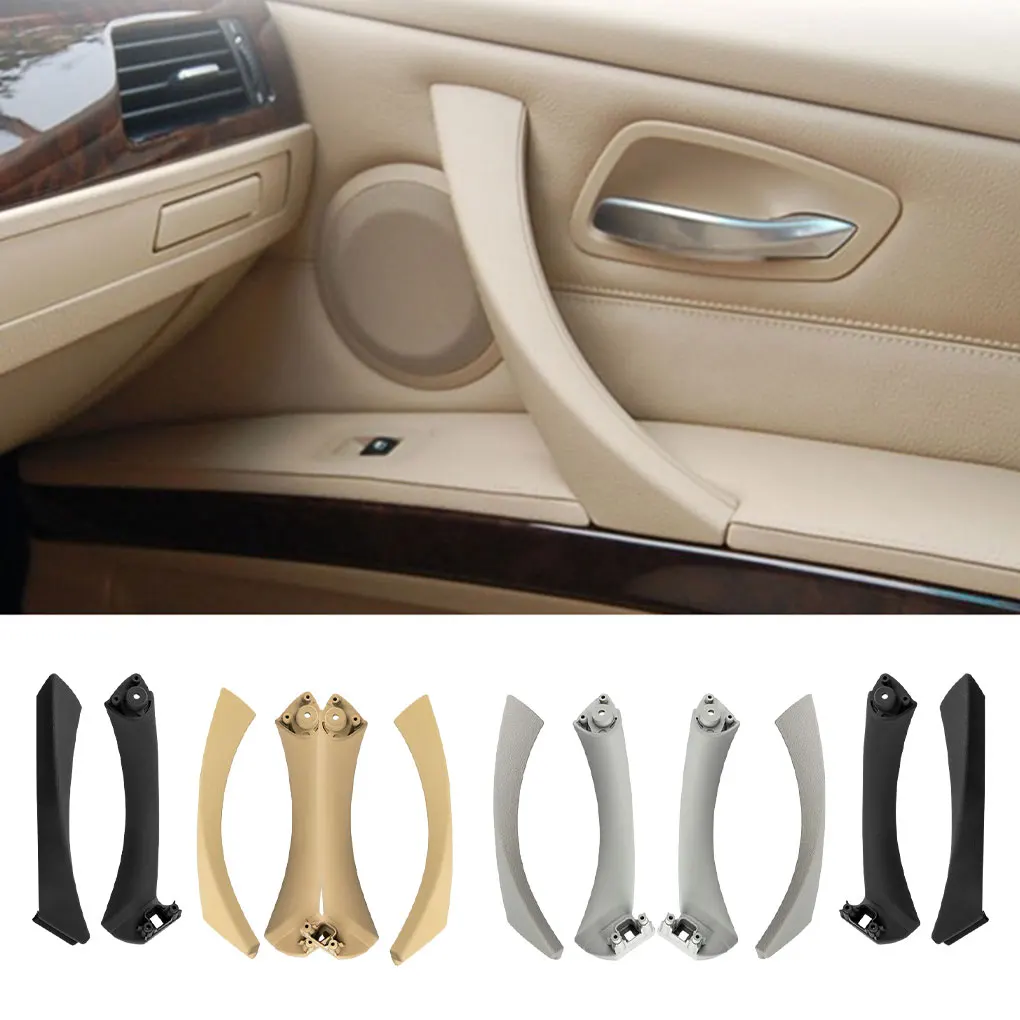 3pieces Car Inner Door Pull Handle With Wide Compatibility | Durable And Stylish Smooth Operation