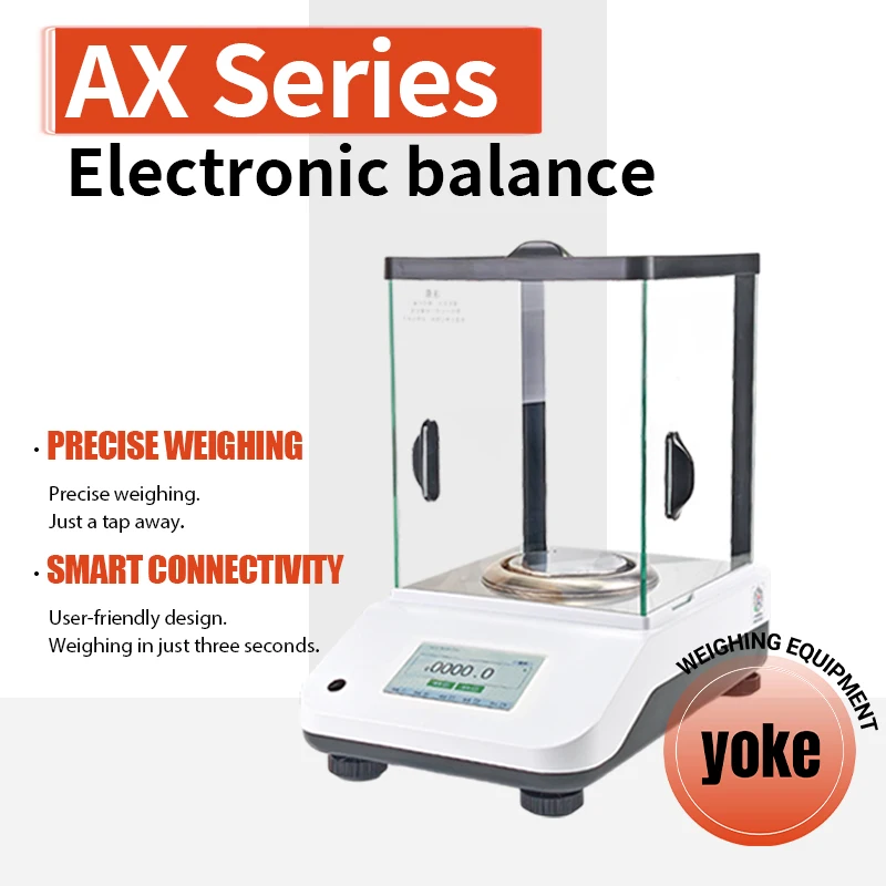 YOKON 0.1mg High Precision Analytical Balance, 1/1000000 accuracy digital lab weighing scale for precise measurement
