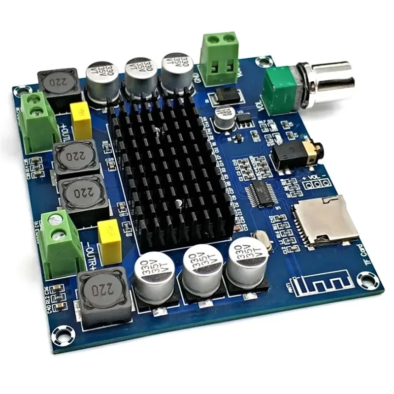 【NUOVISSIMO】 Scheda amplificatore audio TDA7498 compatibile con Bluetooth Modulo audio ad alta potenza Supporta AUX per altoparlanti Home Theater fai da te