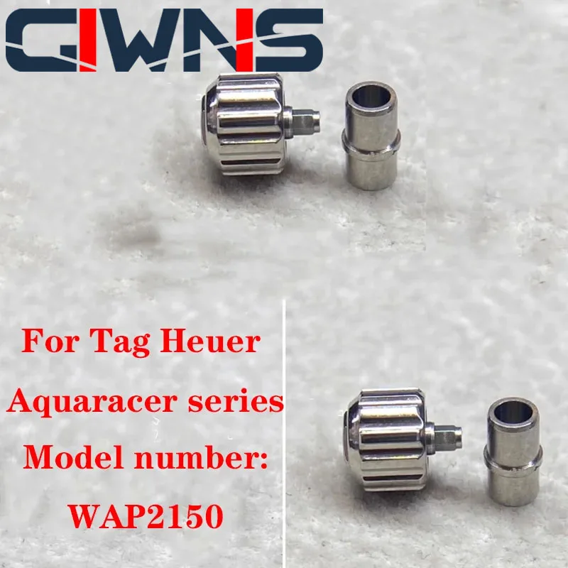 

For Tag Heuer Aquaracer Series WAP2150 Inter Screw Head Watch Handle Crown Accessories