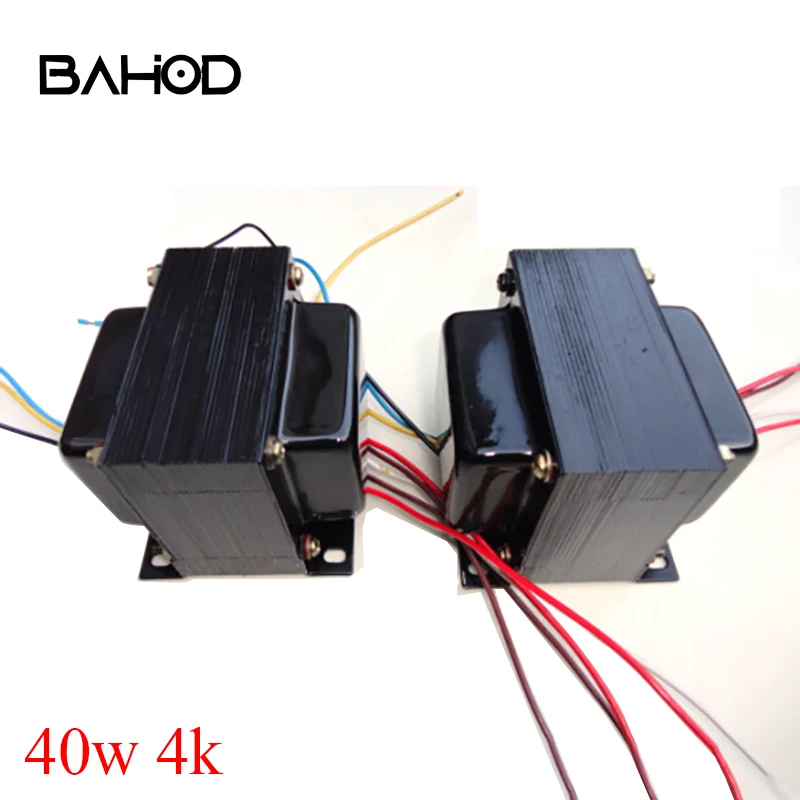 

BAHOD 40 Вт 4k двухтактный выходной трансформатор для 6P3P EL34 KT88 ламповый усилитель DIY усилитель аудио аксессуары