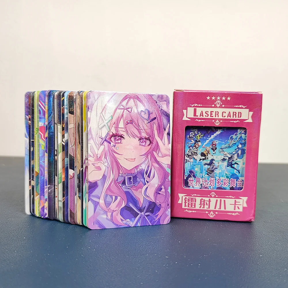 100 Pc/set Project SEKAI World Trigger: Colorful Stage Manga Laser Lomo Card Album Comic Characters Photocard Collection Card