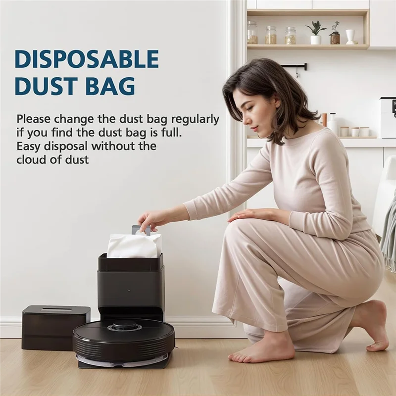 Worek na kurz do Roborock Q10 X5/Q10 PF/Q10P/Q8+/Q8 Max Pro Plus - część zamienna, akcesorium - AT36