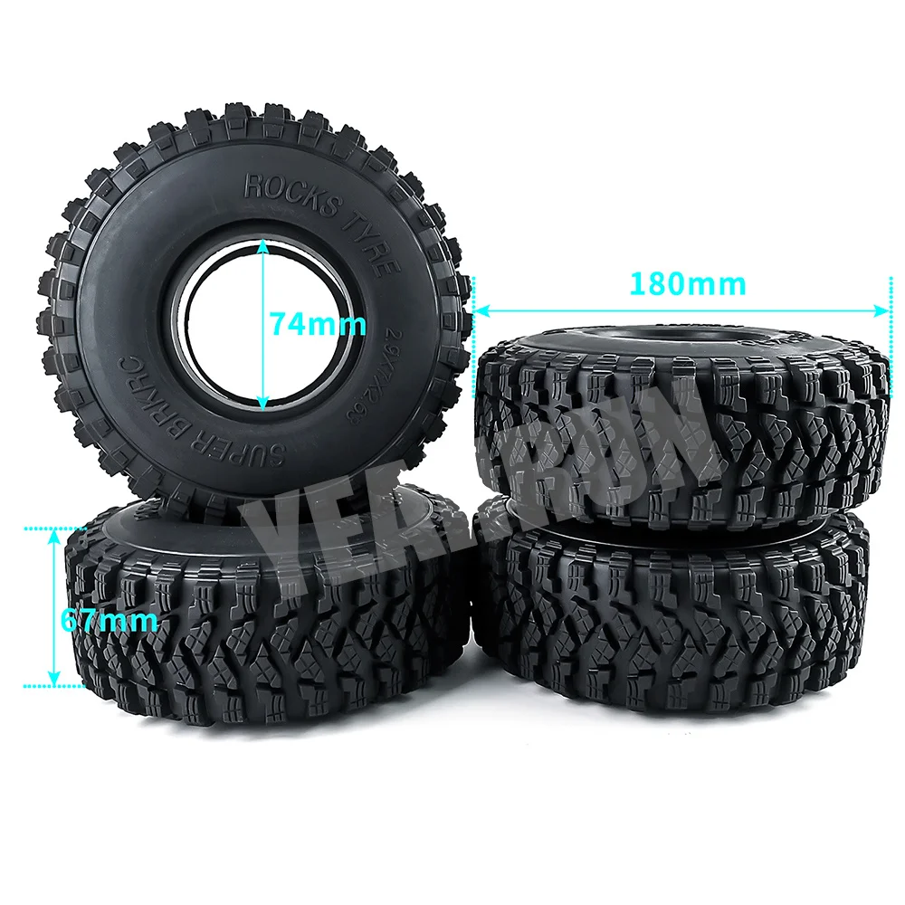 YEAHRUN 1/2/4Pcs 180*67mm 2.9 \