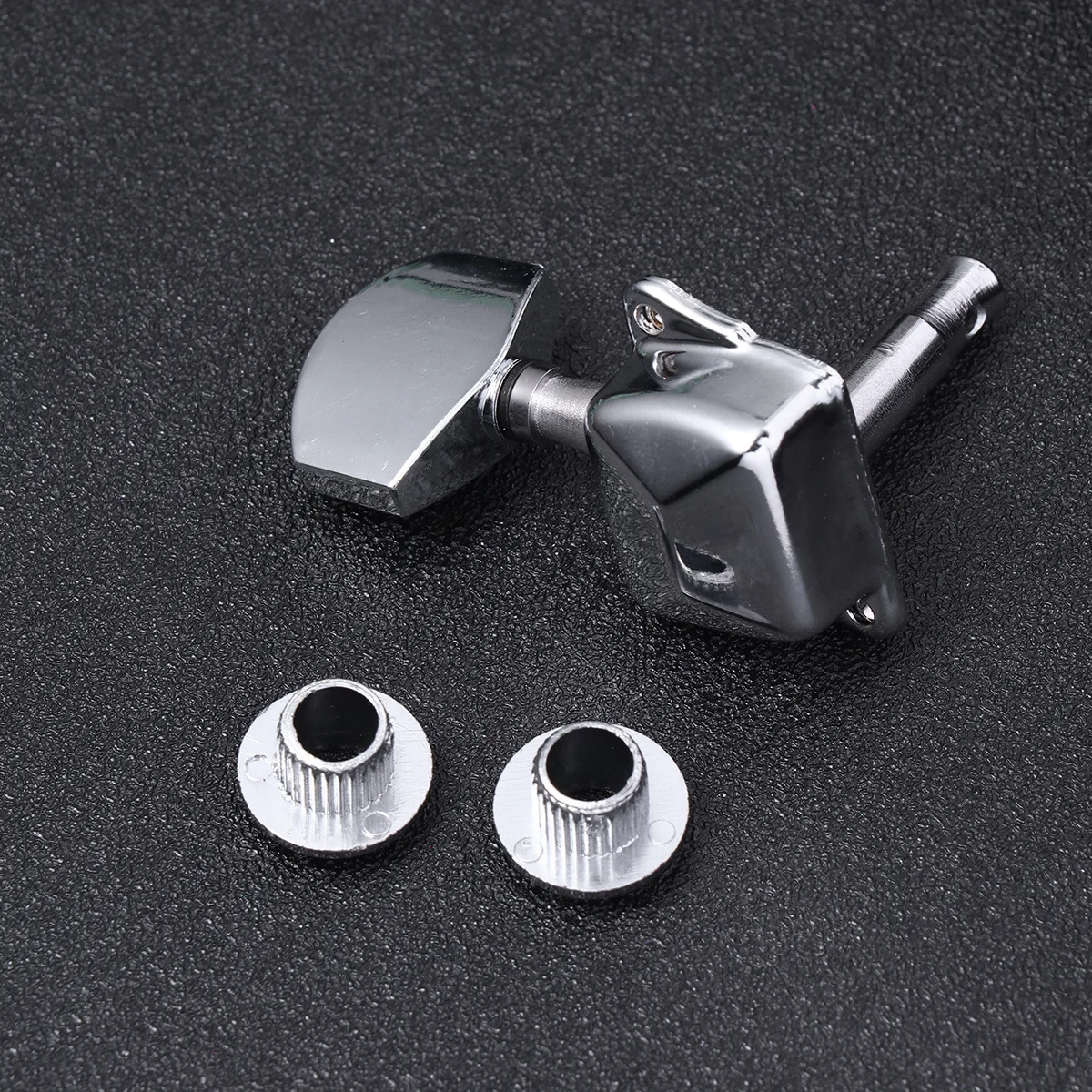 

6Pcs Guitar Tuning Pegs Mini Square Head Vintage Style Semi-Closed 3L Metal Tuning Keys Replacement for Folk Electric Guitar