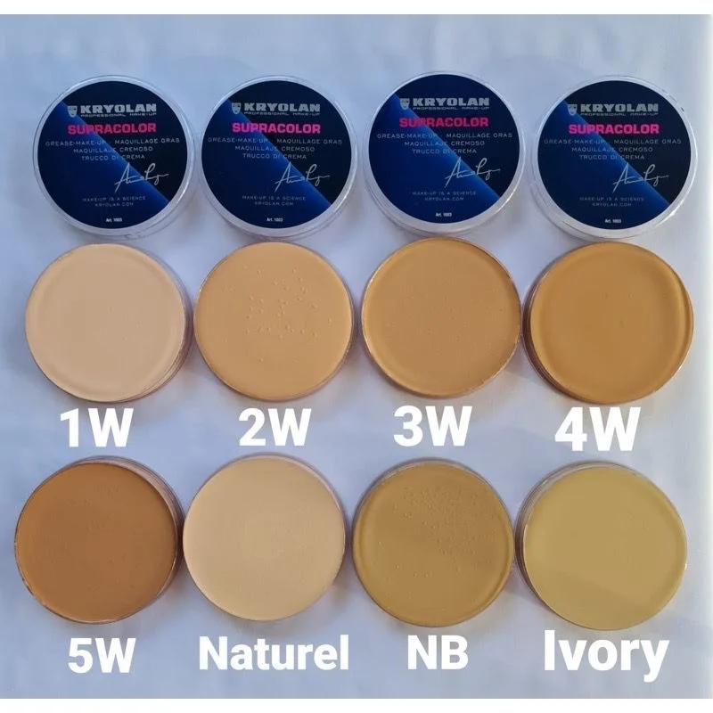 Kryolan Supra Foundation 55ml  Full-coverage Makeup Foundation Cream Multi-purpose Concealer