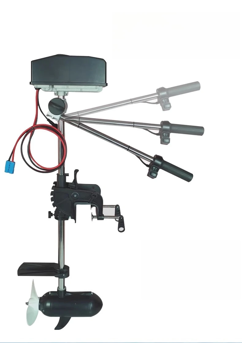2600w 12v 24v 48v Brushless Electric Marine Propeller High-Speed Underwater Outboard Motor Paddle Hanging Machine for Boats