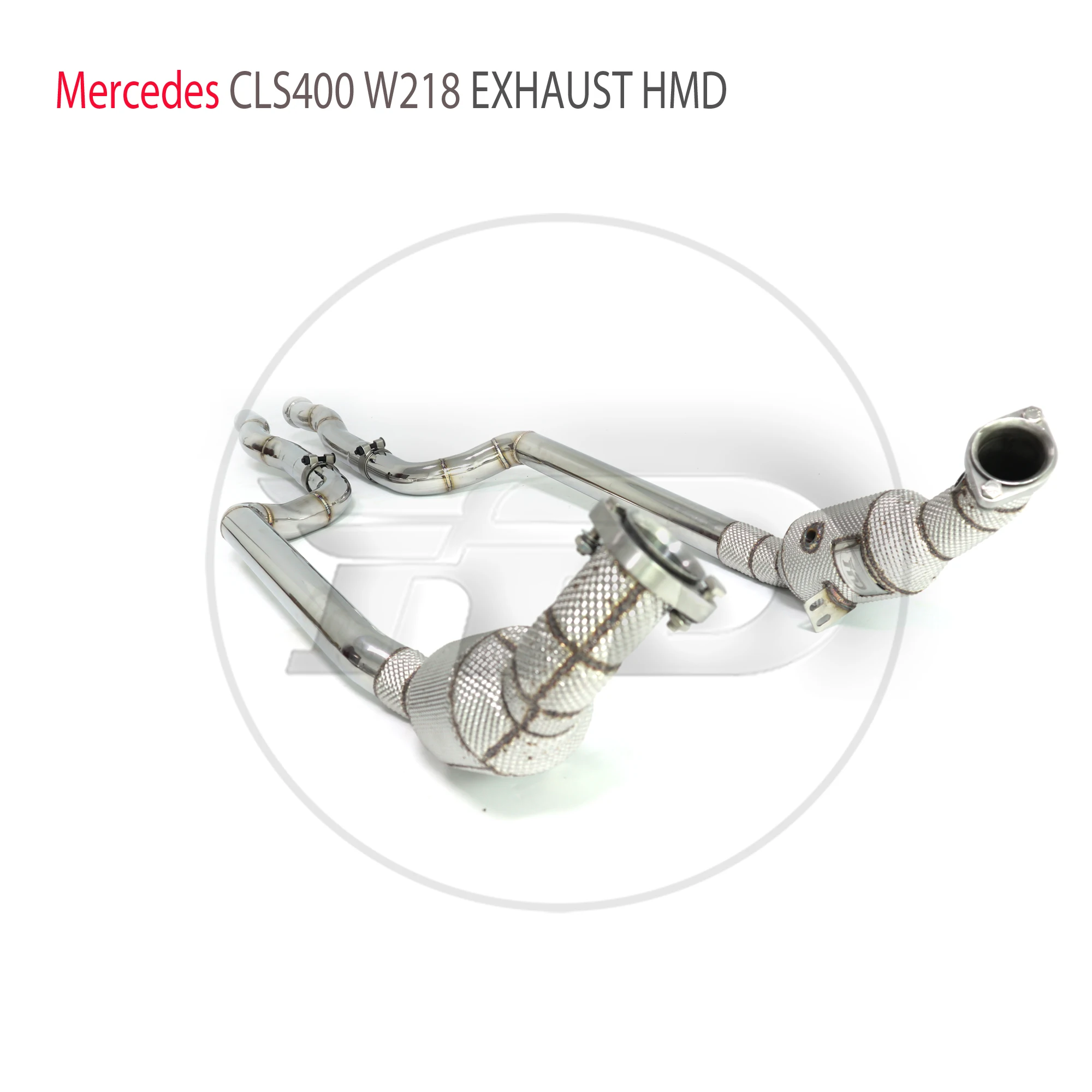 HMD Exhaust Assembly High Flow Performance Downpipe for Mercedes Benz CLS400 W218 Car Accessories Catalytic Converter Manifold