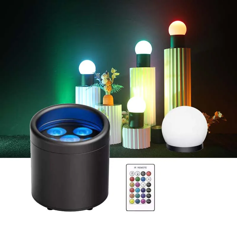 

Sunart 6*15W Battery Powered Par Light RGBWAU 6 in 1 LED Wireless RC Control Spot DMX Fixture For DJ Disco Night Clubs Bars