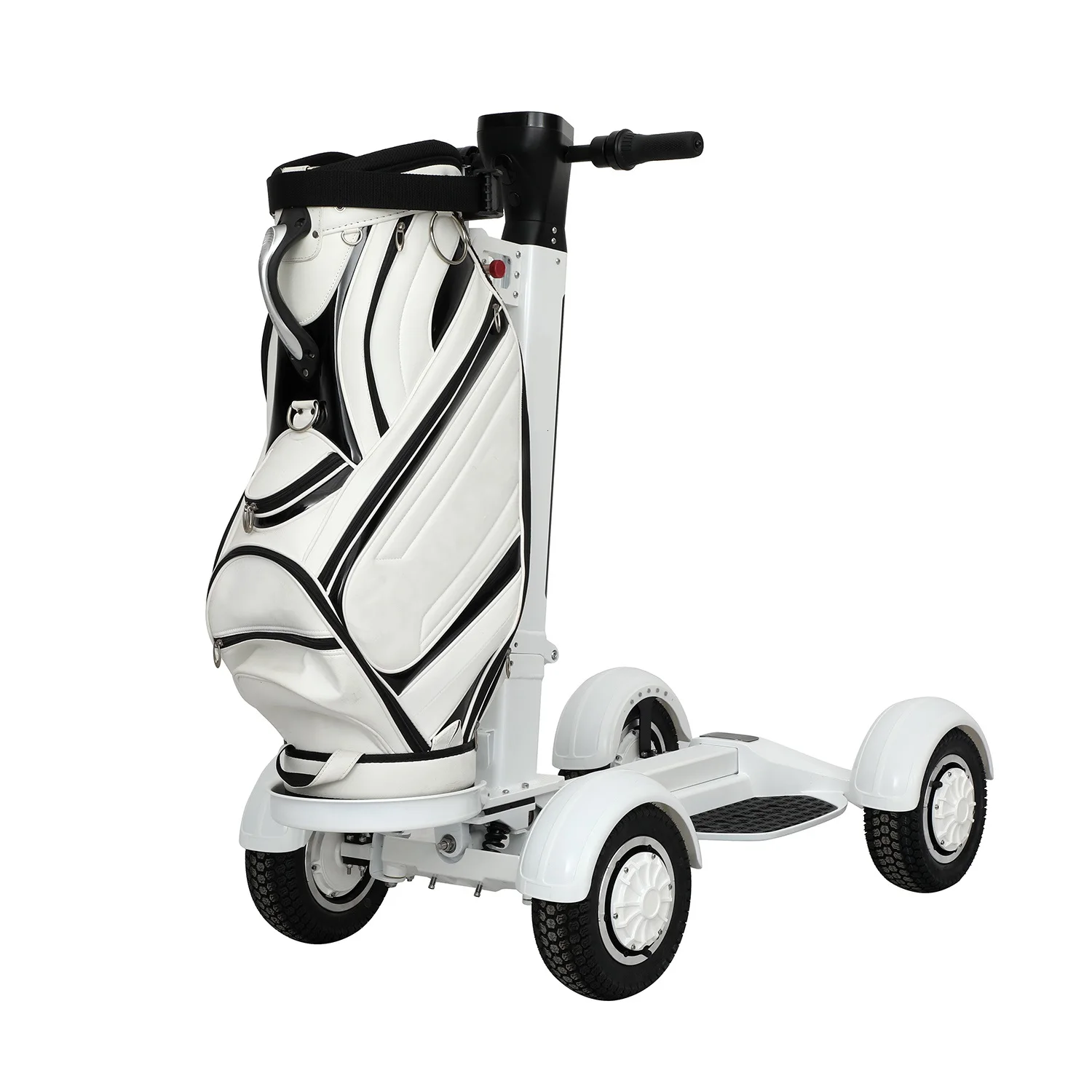 2000W  Dual Motor  48 V  21 AH  High Quality 4-Wheel Electric Scooter with Golf Bag Holder Golf Trolleys Cart