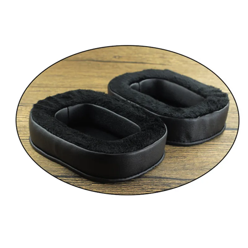 แผ่นรองหูแบบดั้งเดิมอะไหล่แผ่นรองหูหนังแกะสำหรับหูฟัง AR-H1 AR-H1ปลอกหมอนวิจัยด้านเสียง