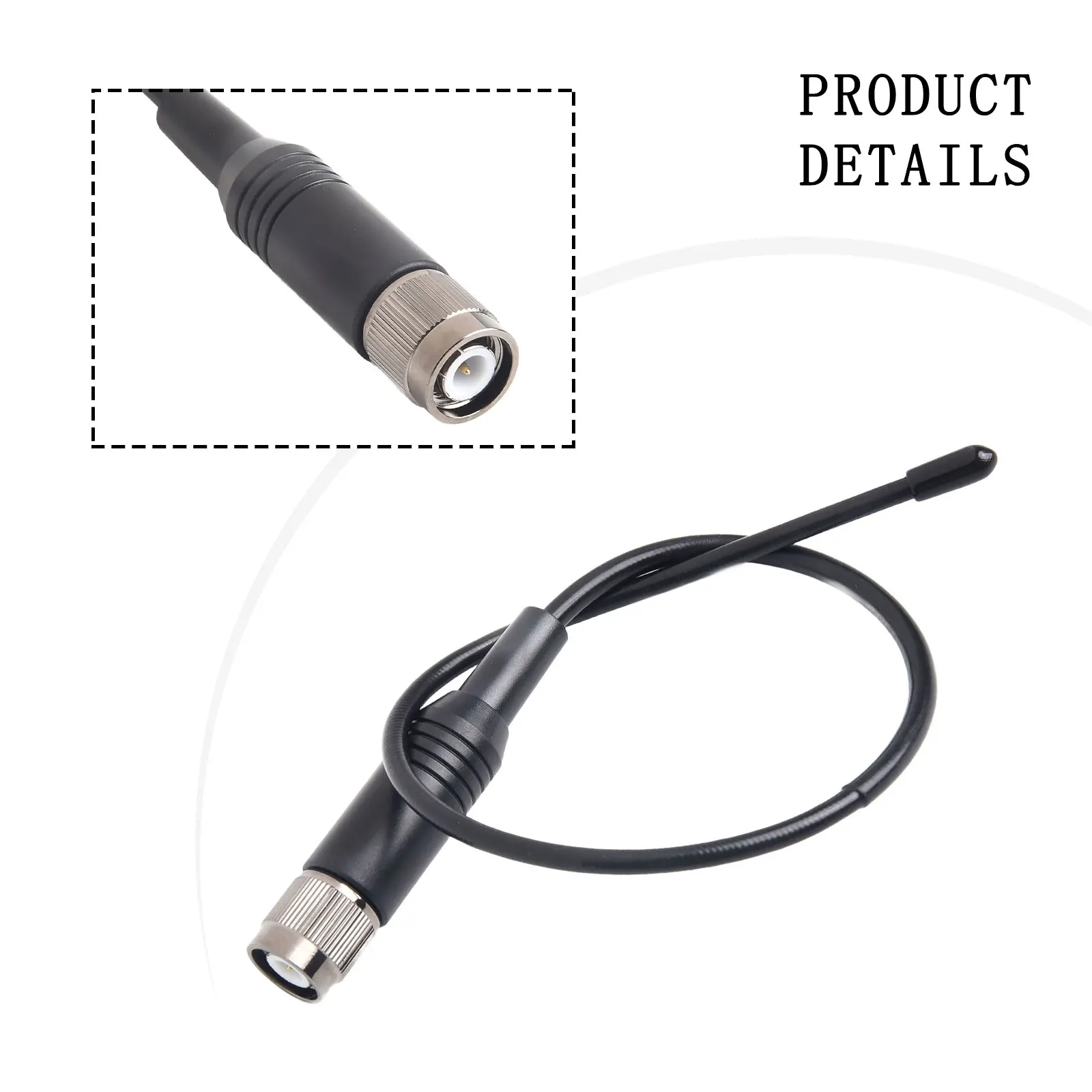 TNC Male UHF Antenna for 433 MHz Portable Radios Endpoints GPRS Gate Controllers and For Omni Directional Signal Boost
