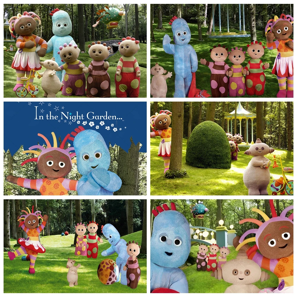 

Children TV Cartoon In the Night Garden Birthday Party Backdrop Banner Photography Background Decorations Supplies Cartoon Photo