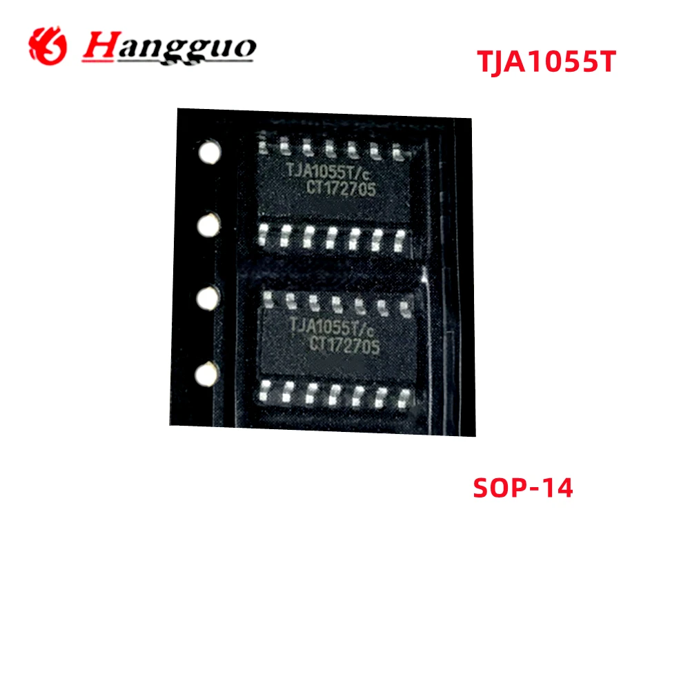 10PCS Original TJA1055T TJA1055 TJA1055T/C SOP-14 Automotive IC CAN Transceiver Communication Chip