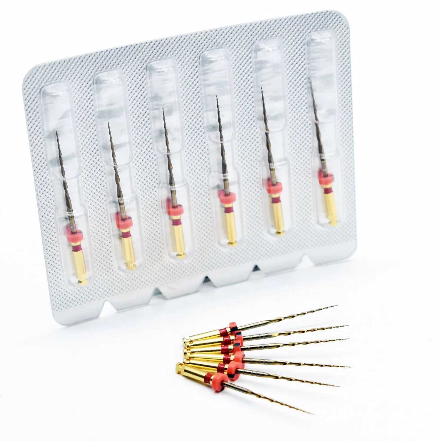 Dental Endo Endodontic File Reciprocate Gold Files Heat Activation Engine Use Rotary Root Canal NiTi Files 25mm