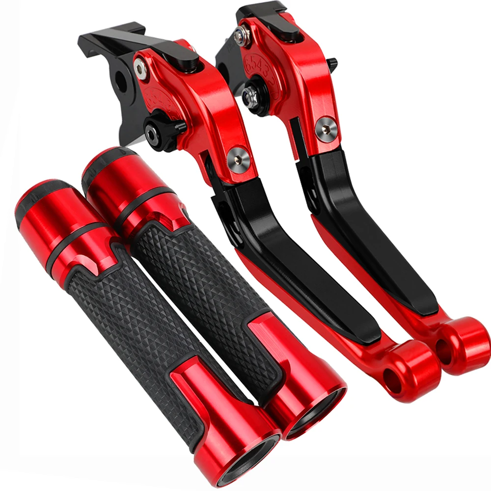 

821Dark Motorcycle Accessories Brake Clutch Levers Handlebar Handle bar Hand Grips Ends FOR DUCATI 821 Dark 2014 2015 2016