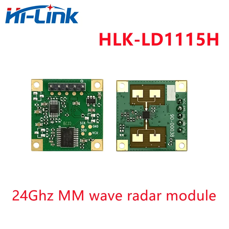 Free Shipping HiLink 24Ghz Human Presence Sensor Radar Module TTL Serial Communication LD1115H Micro-motion Detection Smart Home