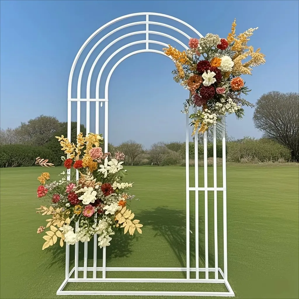 1 Stück, Höhe 200 cm, Hochzeitsblumenständer, goldener Blumenständer, Hochzeitsdekorationen – Detail 2