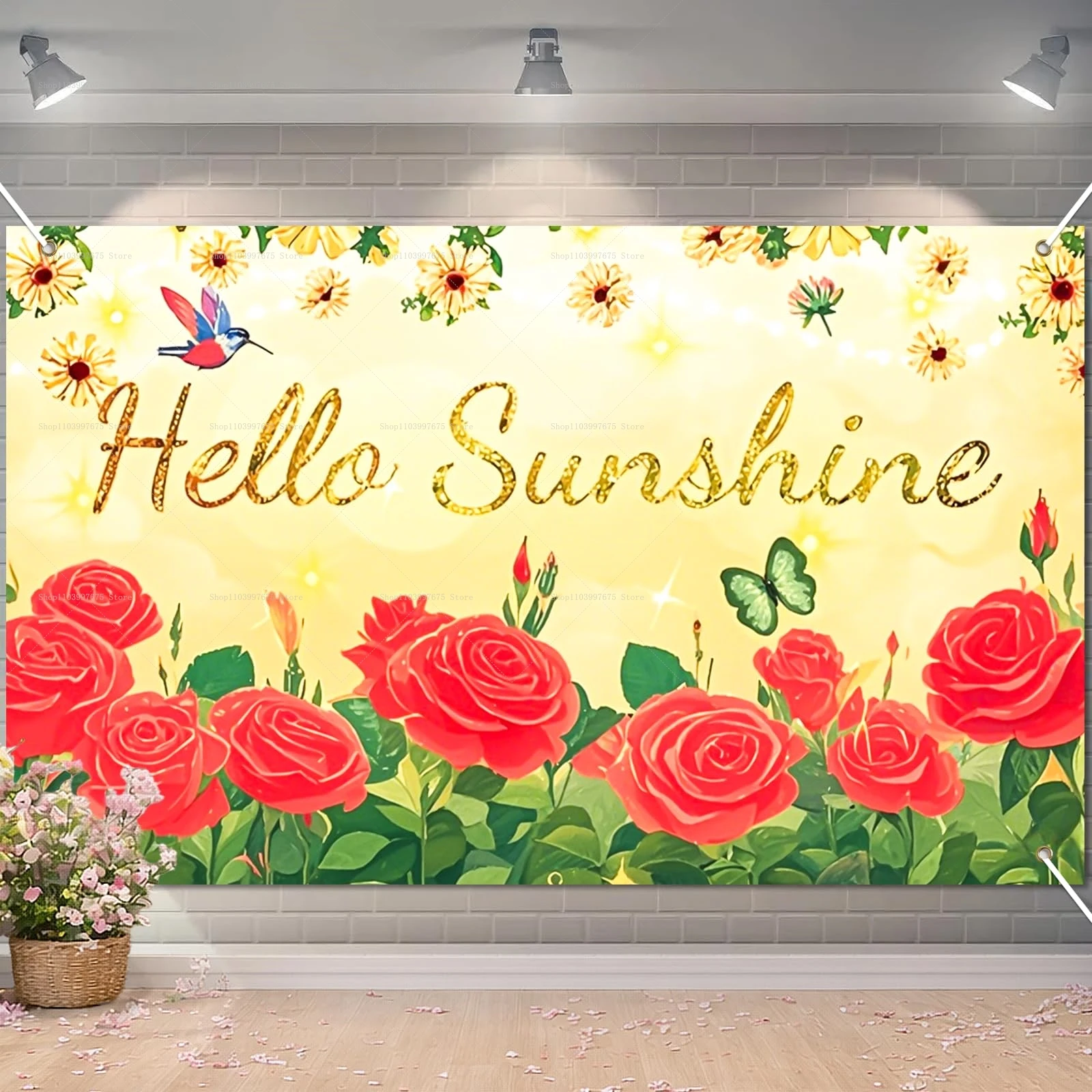 Sfondi 2D con Fiori 'Hello Sun - Summer Clothing Banner recensione e prezzo
