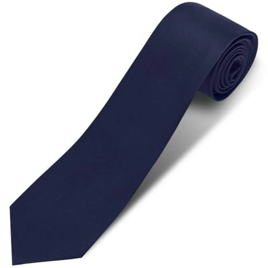 

Puistr Men's Ties Solid Pure Color 3.15" 8CM Necktie Plain Formal Business Wedding Ties For Men