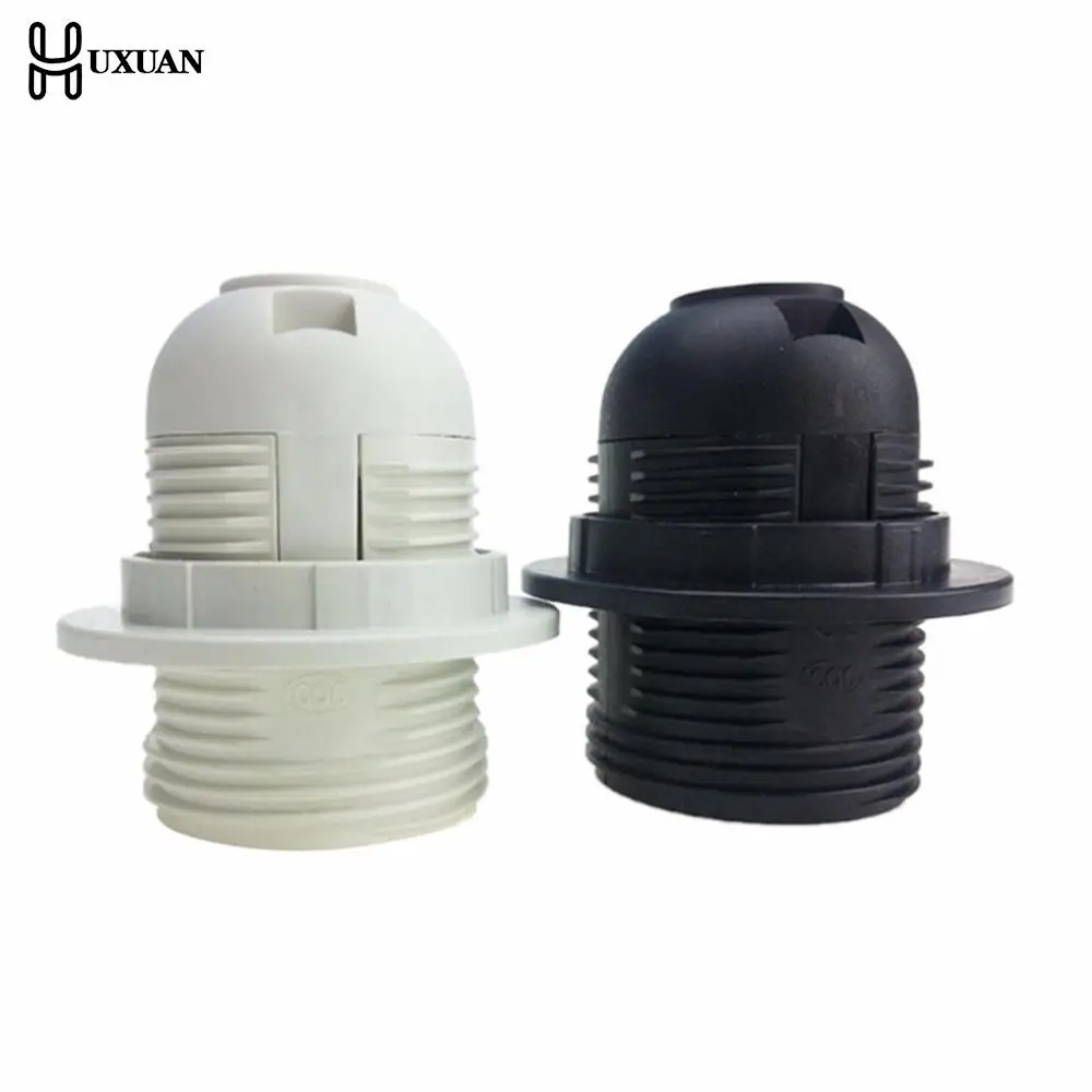

250V E27 LED Plastic Lamp Holder E27 Edison Screw Light Bulb Socket Holder DIY E27 Socket Base Lamp Accessories Luminaire