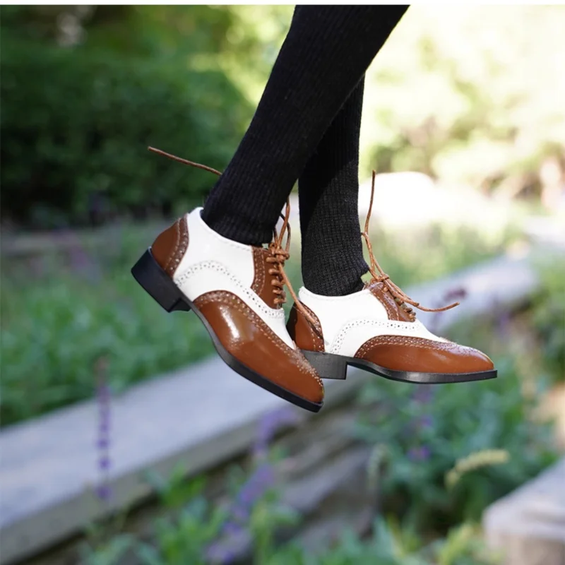 

BJD Doll Shoes For 1/4 Doll Fashion Shoes Black Brown Leather Shoes Doll Accessories DIY Gift