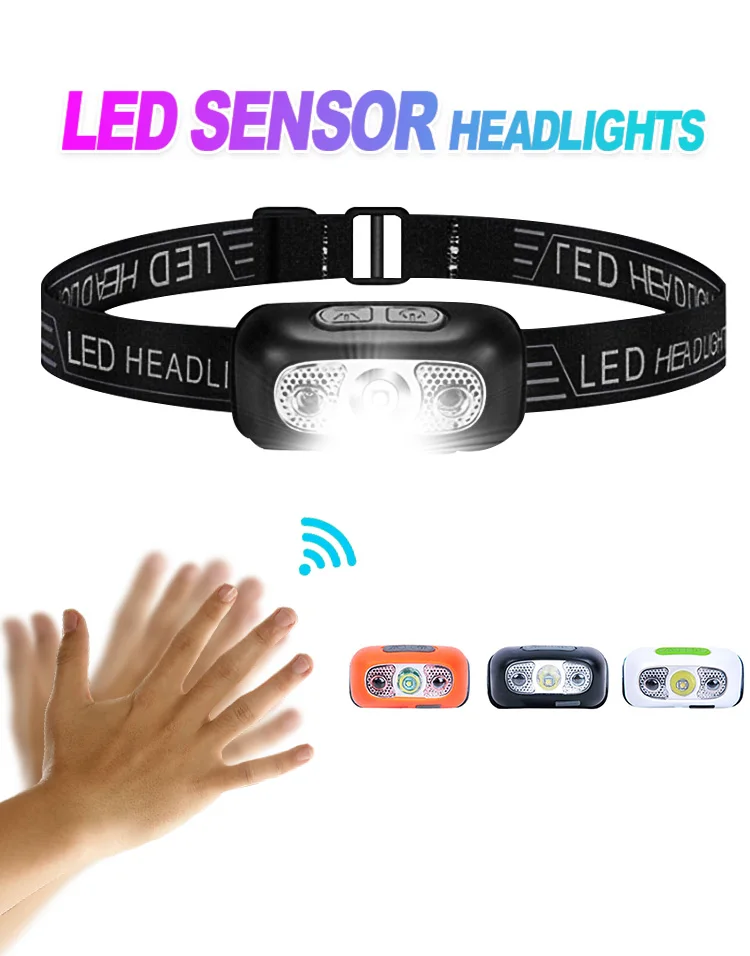 Lampe frontale à LED Lampe Frontale COB, Lampe Frontale Extérieure Lampe frontale à LED Lampe Frontale COB, Lampe Frontale Extérieure