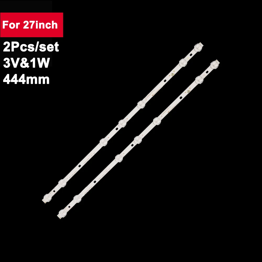 2pcs/set 444mm TV LED Backlight Strip For 28inch 7leds HL-2A290A28-0701S-01 8D2A-DLM2-900700 ST2751A01