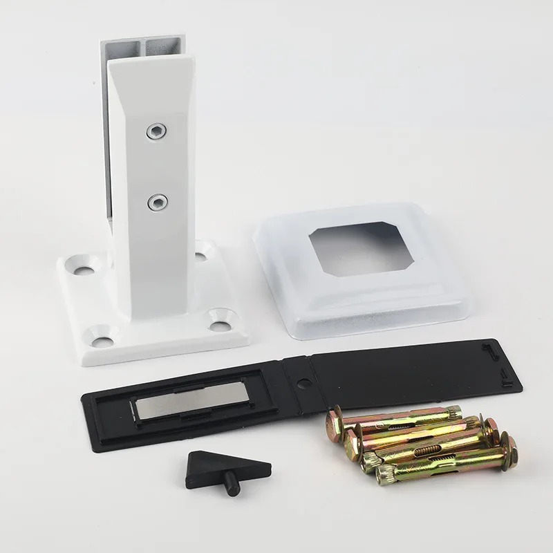304 Thick Stainless Steel Non Perforated Guardrail Pool Floor Fixed Glass ClipGlass Staircase Handrail Fixing Clip