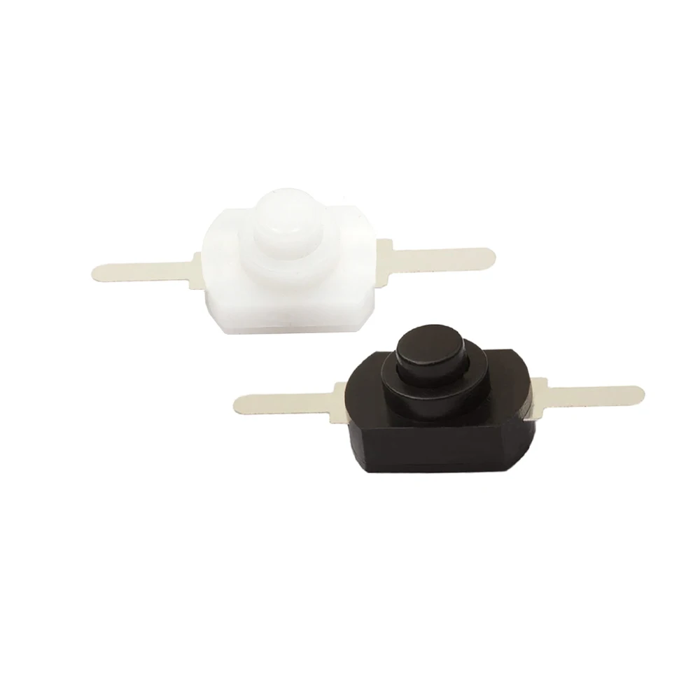 10PCS/Lot 12*8MM DC 30V 1A On Off Mini Push Button Switch for Electric Torch 1208YD Self Locking