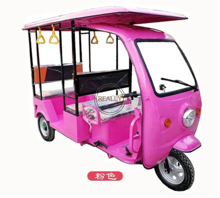 2022 Electric Motorized Tricycles for Adults Three Wheel Bicycle with Open Body Mini Tuk Tuk for Elderly