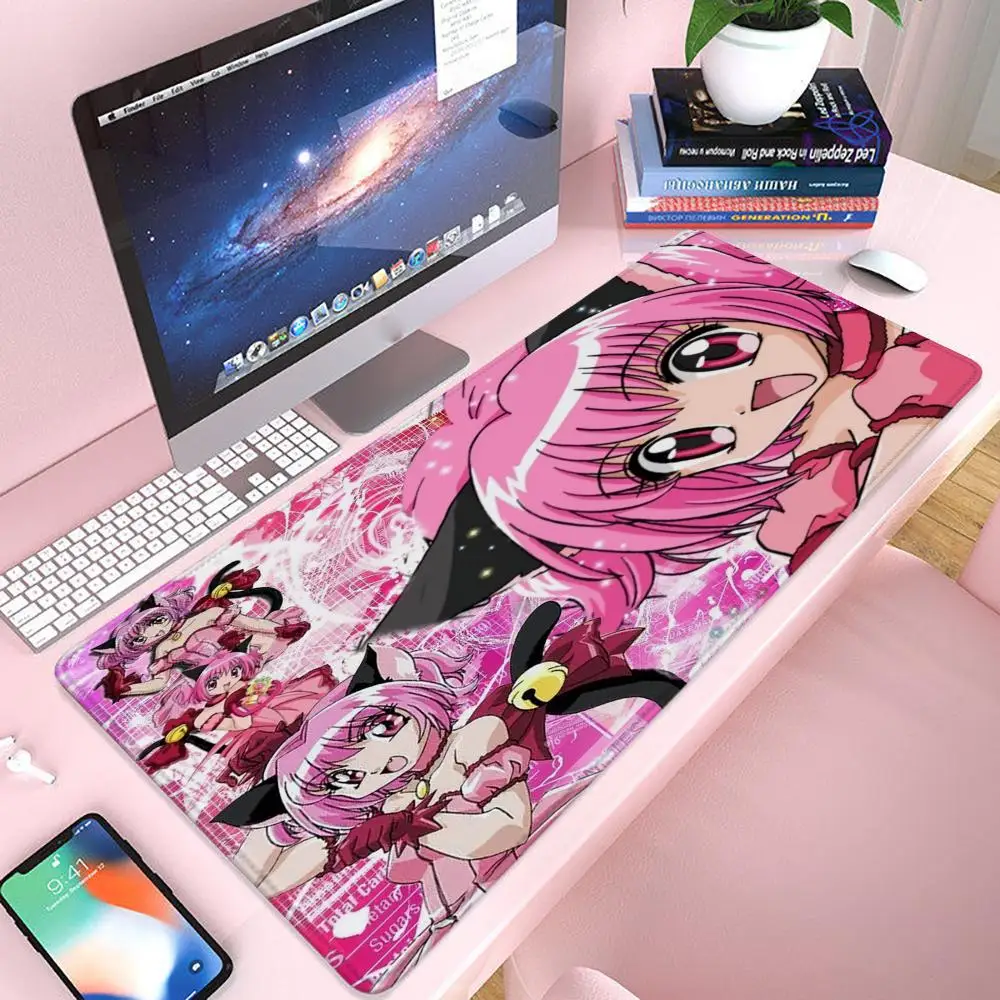 

Коврик для мыши Tokyo Mew Mew Gaming 900 × 400 Коврик для мыши Gamer Xxl Коврик для мыши Офисные аксессуары Клавиатура Длинный коврик Коврик для компьютерного стола