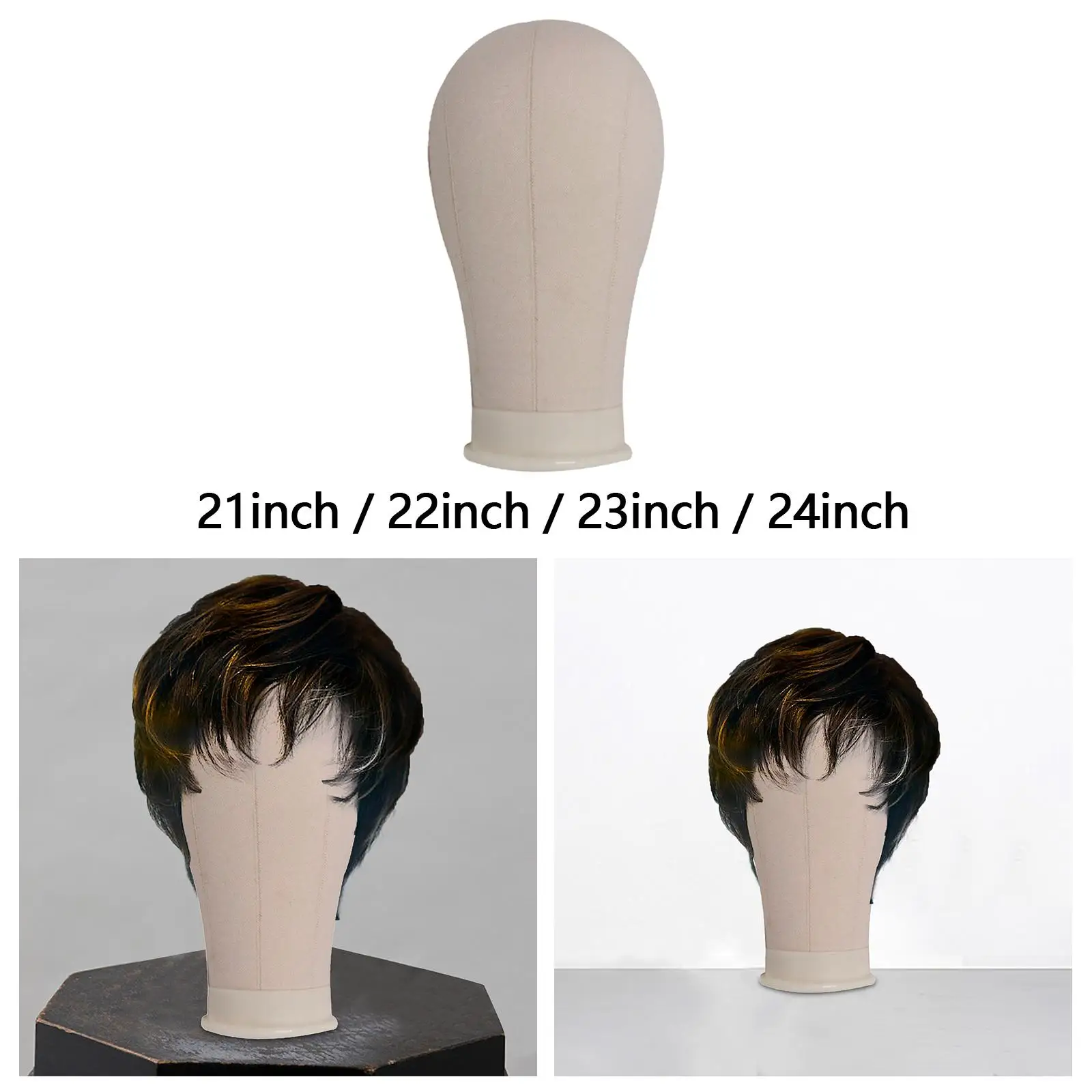 Mannequin Head for Wig Multipurpose with Mounting Hole Hat Display for Beauty Accessories Displaying Cap Making Wigs Barber Shop