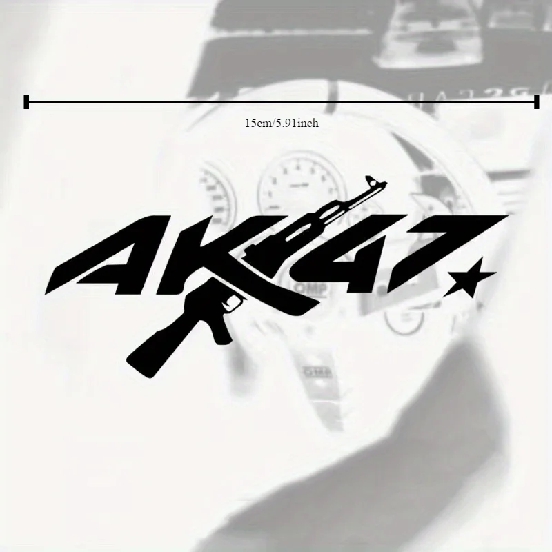 AK Style Triangle Reflective Sticker 1PC Waterproof Vinyl Decal Car Front Rear Window Glass Decor